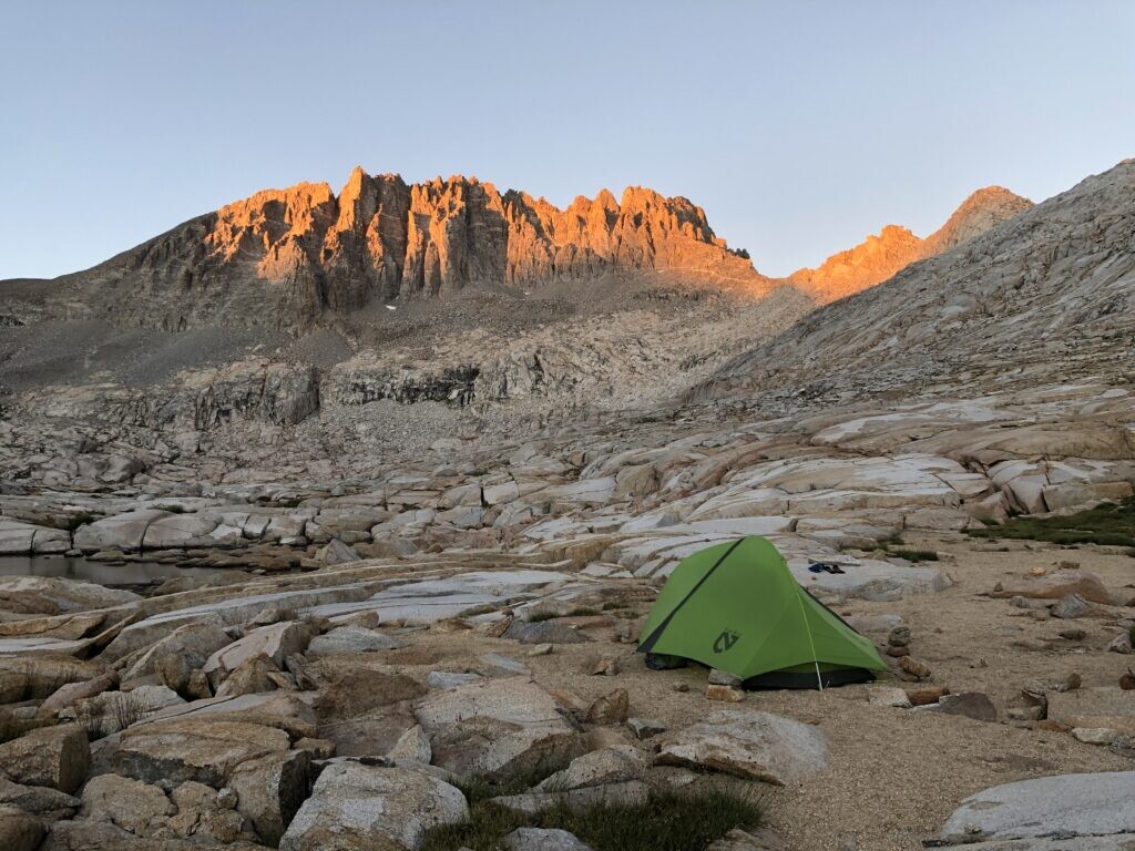 Camping under Cirque Pass