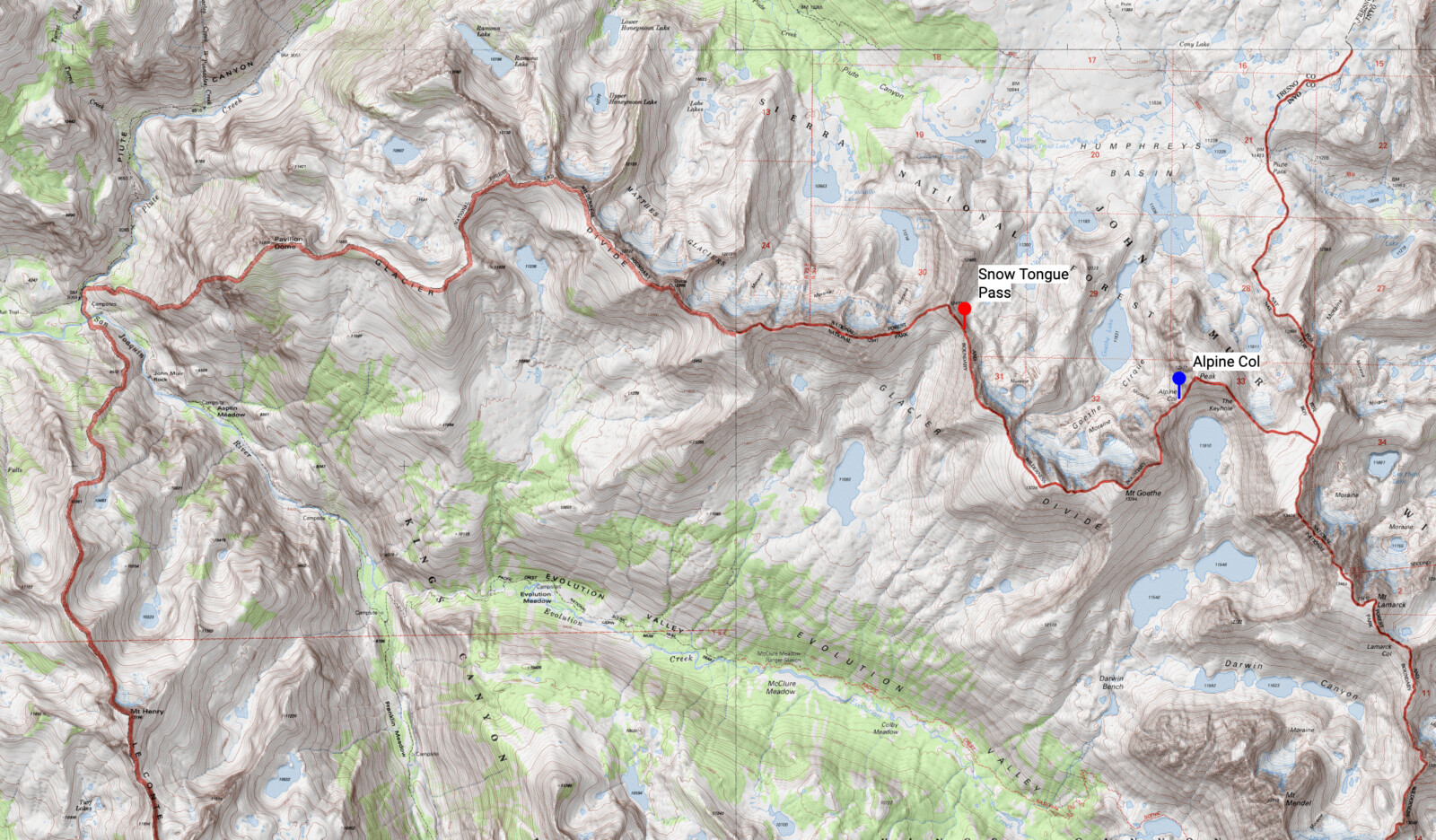The Glacier Divide