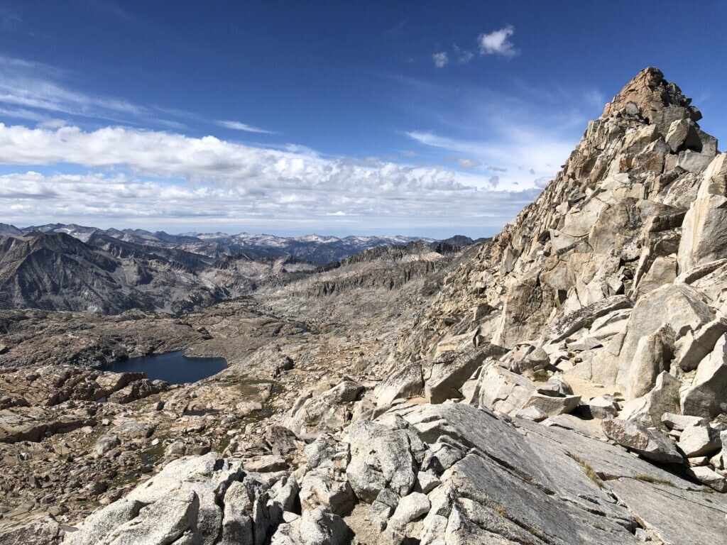 View back South from Thunderbolt Pass